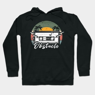 Design Obstacle Proud Name Vintage Gift 70s 80s 90s Hoodie